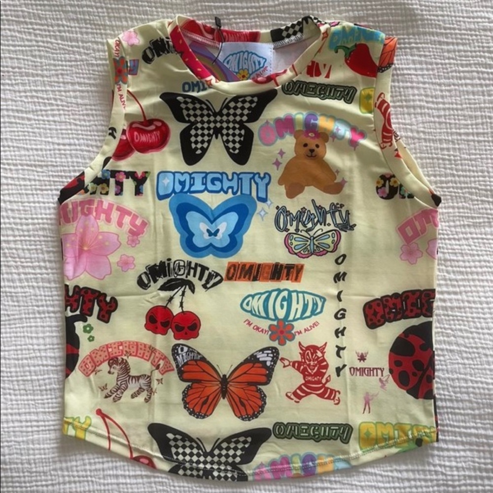 O’mighty logo tank top
